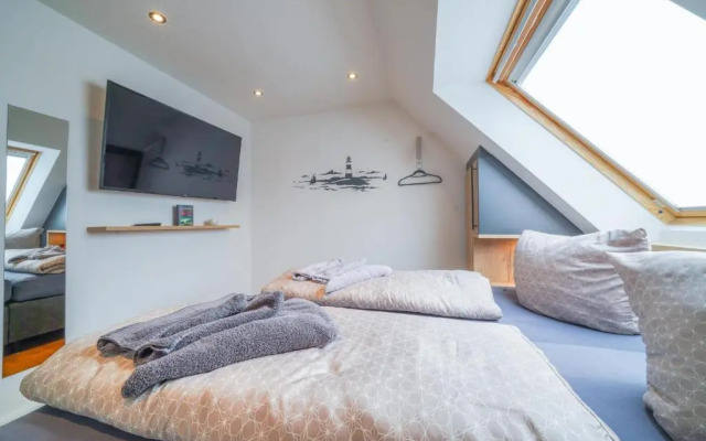 Südstrandhus Urlaub mit Hund Wohnung 4 oben
