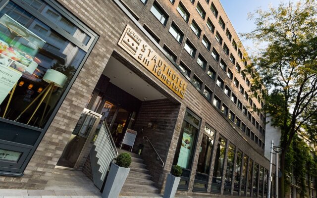 Отель Stadthotel am Römerturm Германия, Кёльн - 1 отзыв об отеле, цены и фото номеров - забронировать отель Stadthotel am Römerturm онлайн вид на фасад