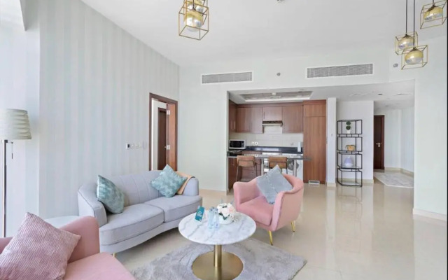 Elegant high-rise 1-Bdrm apartment w/ smart access