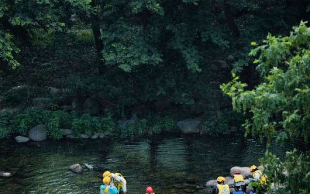 BaoBaoLi · Mountain Valley Stream Pool Resort (Canyon Rafting Shop, Top of Northern Zhejiang)