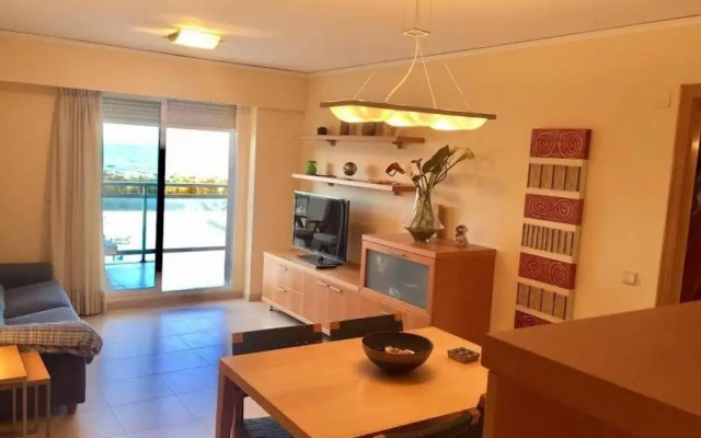 .Apartamento 1a linea de playa + piscina + parking DAIMUS