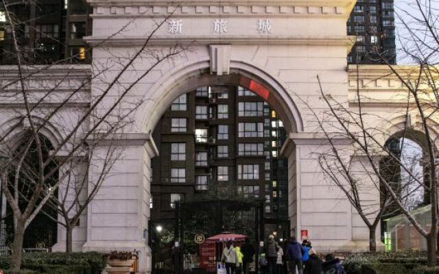 Отель Xiaoqi Yizhan Xi'an Dayanta Xinlvcheng Китай, Сиань - отзывы, цены и фото номеров - забронировать отель Xiaoqi Yizhan Xi'an Dayanta Xinlvcheng онлайн вид на фасад