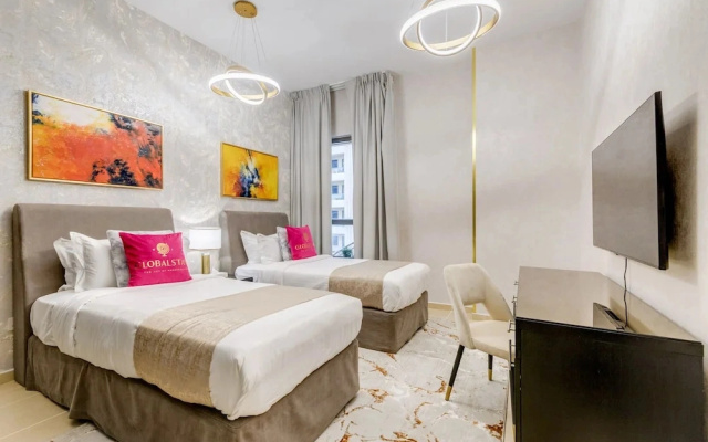 GLOBALSTAY. Modern Ap steps to JBR Beach