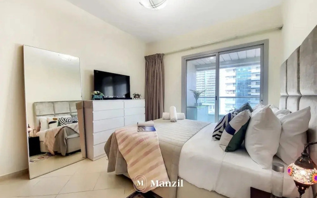 Manzil-Cozy 1BR in Marina with City View