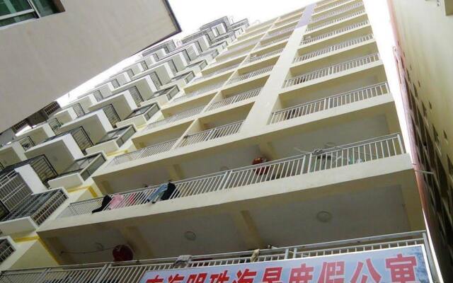 Апартаменты Nanhai Mingzhu Sea View Holiday Apartment вид на фасад