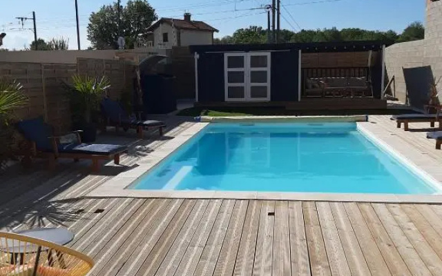 Villa La Palmeraie avec piscine terrasse Poolhouse