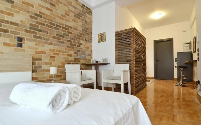 A modern rustic cosy apartment