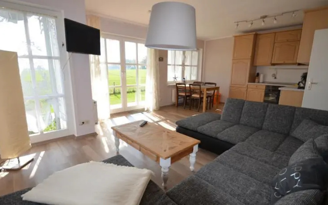 Apartment Wohnen am Wasser mit Boot