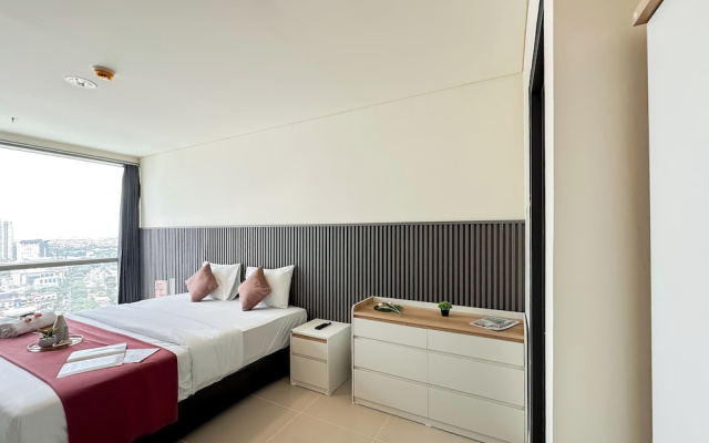 Lovely And Vibrant 2Br Space At Praxis Apartment
