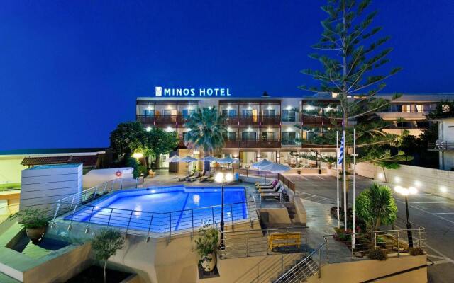 Отель Minos Hotel Греция, Ретимнон - отзывы, цены и фото номеров - забронировать отель Minos Hotel онлайн вид на фасад
