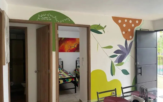 Hermoso apartamento con piscina para disfrutar
