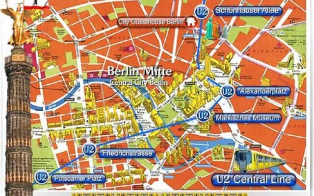 Отель City Guesthouse Pension Berlin Берлин вид на фасад