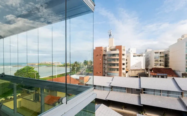 Apt w/ Balcony and sea View in Guarapari Cmd0311