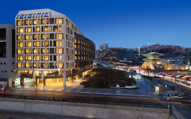 Отель JW Marriott Dongdaemun Square Seoul Южная Корея, Сеул - отзывы, цены и фото номеров - забронировать отель JW Marriott Dongdaemun Square Seoul онлайн вид на фасад