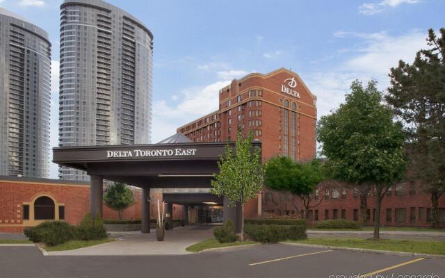 Отель Delta Hotels by Marriott Toronto East Канада, Торонто - отзывы, цены и фото номеров - забронировать отель Delta Hotels by Marriott Toronto East онлайн вид на фасад