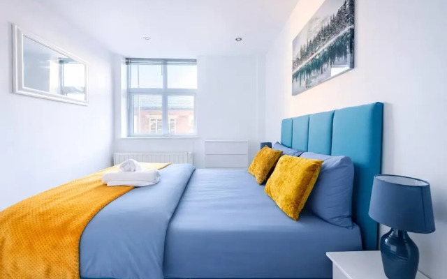 Modern Leicester 1-bed Fast Wi-fi