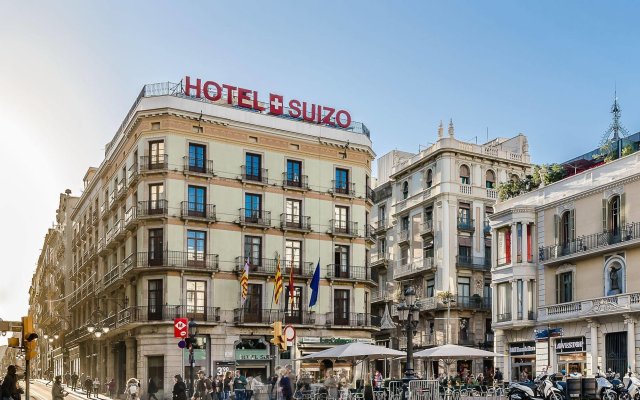Hotel Suizo in Barcelona, Spain from 181$, photos, reviews - zenhotels.com hotel front
