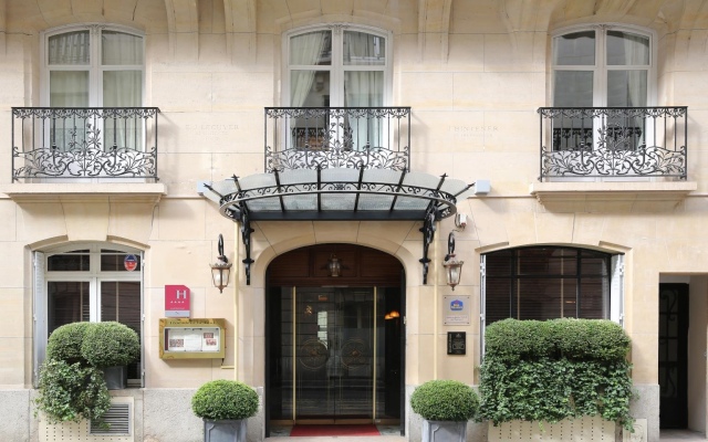 Отель Best Western Premier Trocadero La Tour Париж вид на фасад