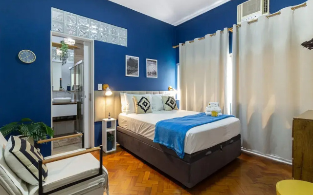 Flat in Copacabana 9 Minutes From the Beach Stc202