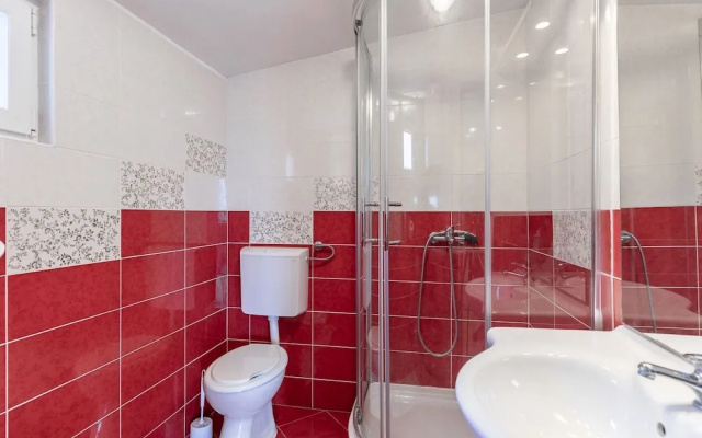 Waterfront Apartment in Vir with Balcony near Sea Beach