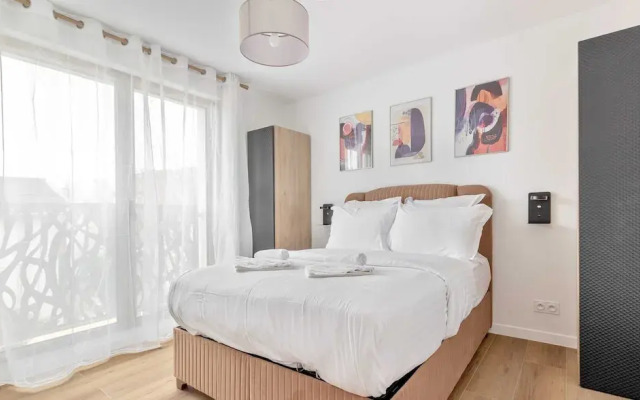 Modern Apt With Balcony -6p-proche Disney/paris