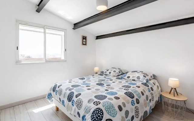 Appartement cosy Verduron vue mer panoramique
