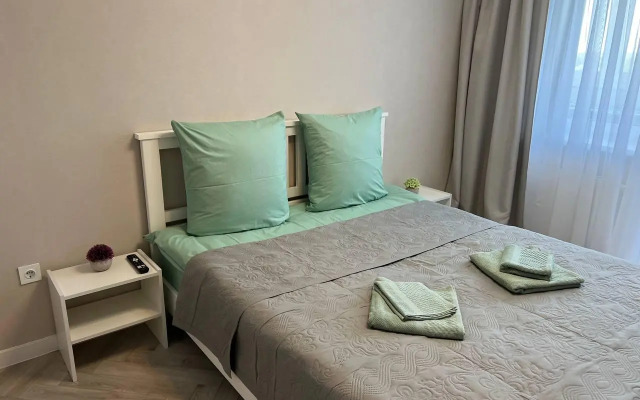 Большая двухкомнатная квартира сети "PanApartments" на улице Кузнецова