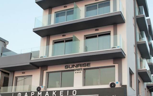 Апартаменты Sunrise apartments rodos вид на фасад