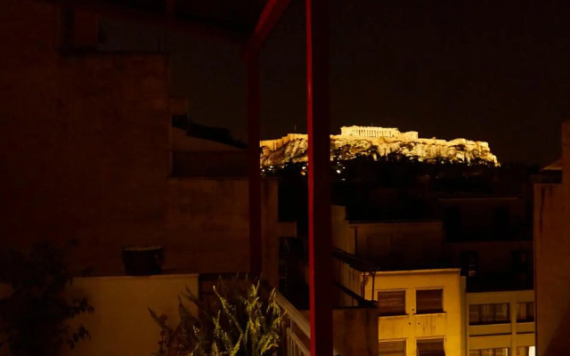 Mosaics central studio apartm with Acropolis view