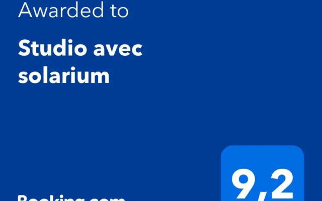 Studio avec solarium