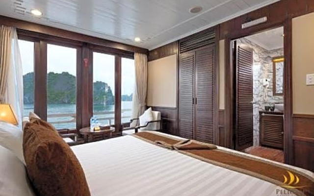 Отель Pelican Halong Cruise Вьетнам, Халонг - отзывы, цены и фото номеров - забронировать отель Pelican Halong Cruise онлайн комната для гостей
