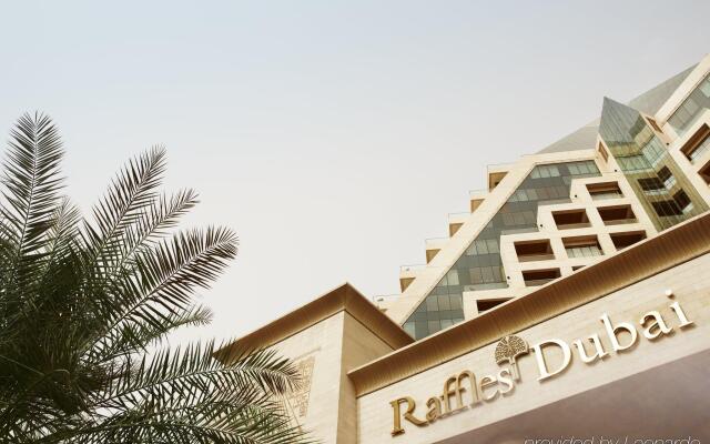 Отель Raffles Dubai вид на фасад