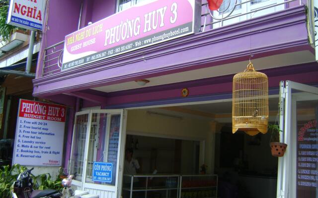 Отель Phuong Huy 3 Guest House Далат вид на фасад
