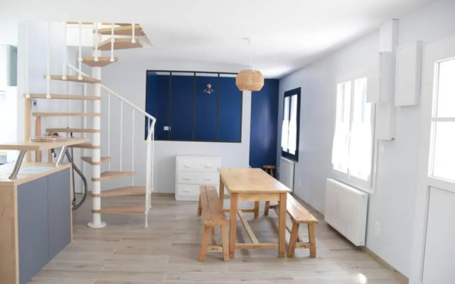 Maison au bord de la plage