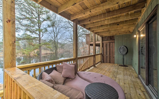 Lakefront & Trailside Escape w/ Private Dock +deck