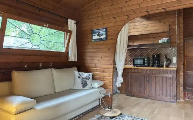 Blockhaus Mitten in der Natur