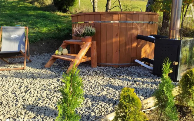 Domek Sielski Zakątek Pieniny z bania i jacuzzi