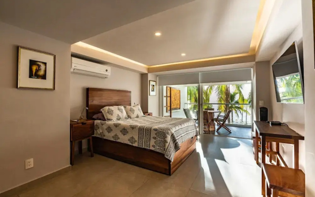 Apto moderno 1 hab Playa y alberca en PV