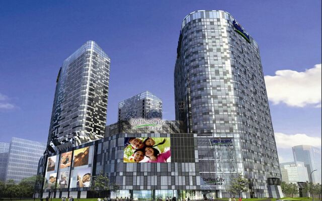 Отель Ascott Raffles City Beijing Китай, Пекин - отзывы, цены и фото номеров - забронировать отель Ascott Raffles City Beijing онлайн вид на фасад
