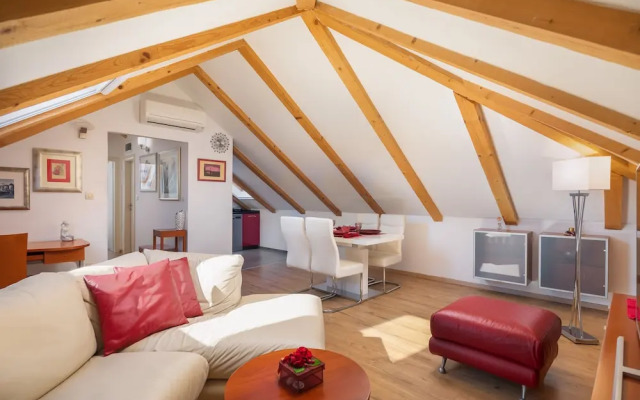 Romantic apartment in the attic