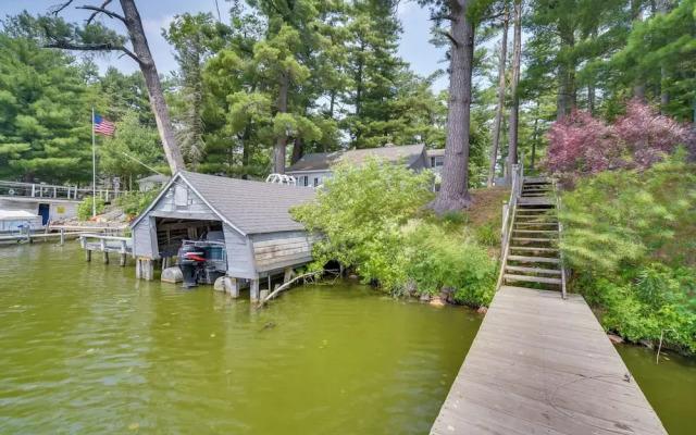 Spacious Home w/ Deck on Lake Chetek!