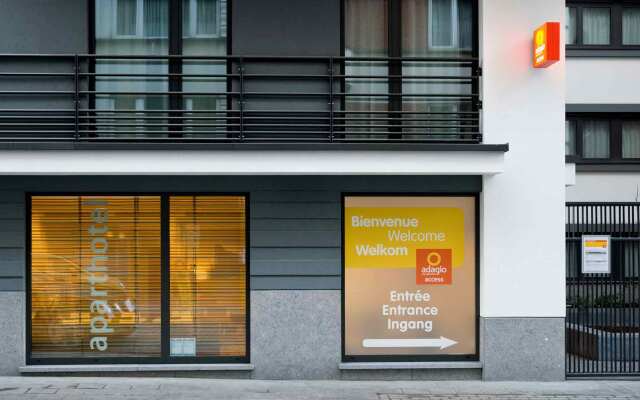 Отель Aparthotel Adagio access Brussels Europe Бельгия, Брюссель - 8 отзывов об отеле, цены и фото номеров - забронировать отель Aparthotel Adagio access Brussels Europe онлайн вид на фасад