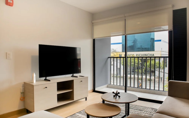 w Contemporary 1BR w/ Balcony in Miraflores