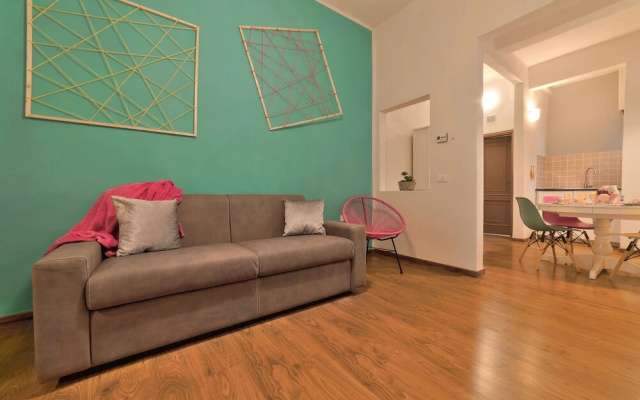 happy apartment in lively area