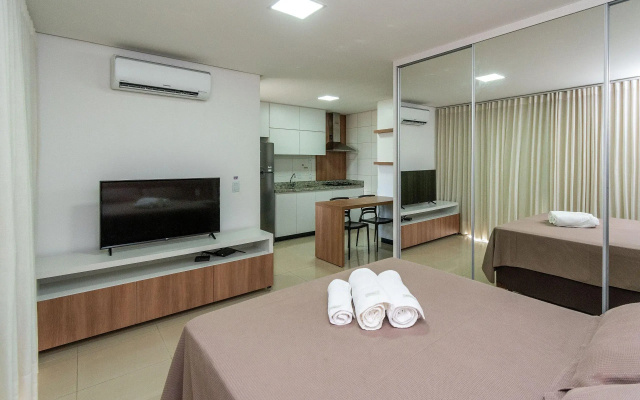 Flat Com Linda Piscina No Setor Bueno   Th605