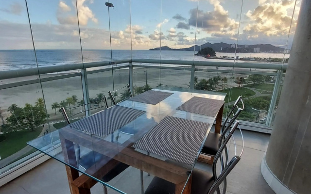 Book Santos - Unlimited 901 - Frente Mar com Vista Panorâmica