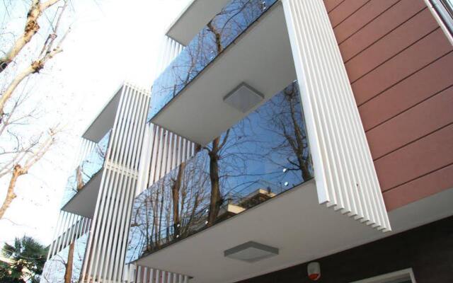 Отель Residence Opera Римини вид на фасад