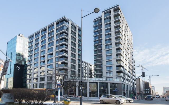 Отель ShortStayPoland Mennica Residence (B50) вид на фасад