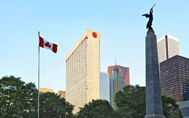 Отель Sheraton Centre Toronto Hotel Канада, Торонто - отзывы, цены и фото номеров - забронировать отель Sheraton Centre Toronto Hotel онлайн вид на фасад
