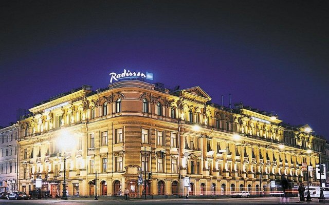 Radisson Royal Hotel, St. Petersburg в Санкт-Петербурге - забронировать гостиницу Radisson Royal Hotel, St. Petersburg, цены и фото номеров Санкт-Петербург вид на фасад